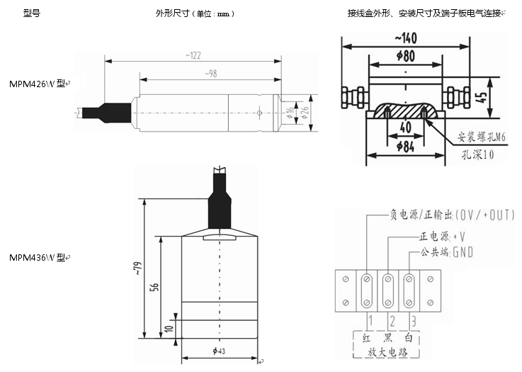 香港麦克, MPM480型, 压力变送器, 传感器 ,选型
