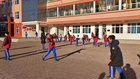 内蒙古鄂尔多斯市鄂托克学子的课间十分钟，快乐值“拉满”