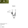 Agricola撑开器 3x3尖齿牵开器 FST撑开器17005-04 FST代理