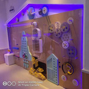 科学发现室设计方案 科学发现室科普互动展品 科学齿轮发电墙