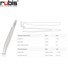Rubis鑷子K6