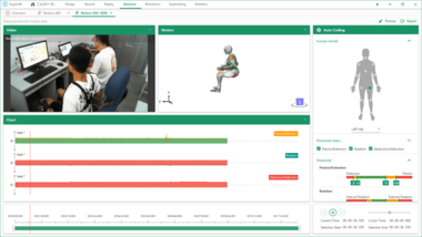 ErgoLAB Motion人体动作姿态分析模块