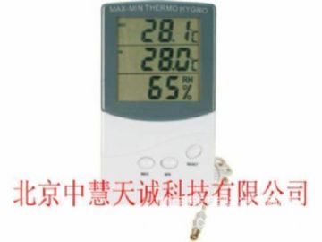 室内外带记忆温湿度计 型号：JKTA318