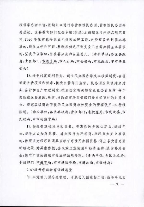 蘭州市將提高普惠性民辦幼兒園補助標準