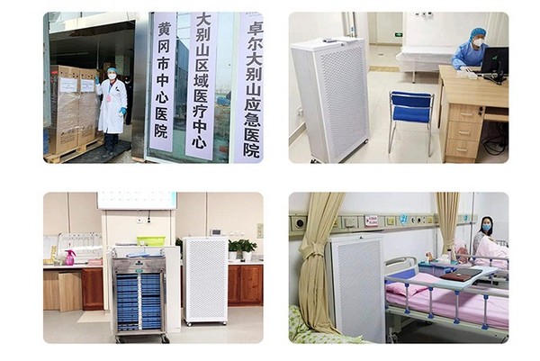 近300臺EBC空氣消毒凈化機抵達深圳龍華區各學校