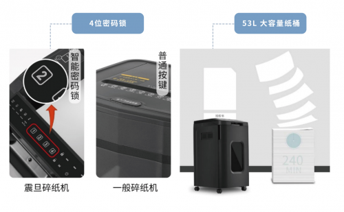 震旦全自動碎紙機重量級新品發布，安全系數提升，碎紙效率翻倍