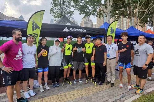 首體輪滑健兒在2023中國·哈爾濱輪滑馬拉松世界杯比賽中創佳績