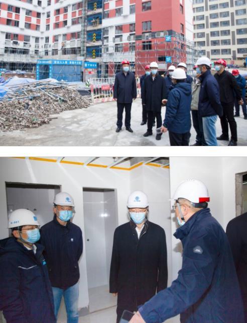 大連理工大學郭東明校長到創新實踐能力基地二期工程、留學生綜合樓工程調研