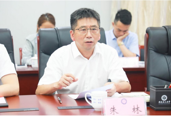 安徽理工大學校長袁亮會見滁州市委常委、鳳陽縣委書記朱林一行