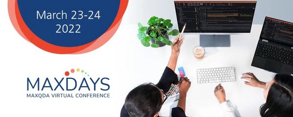 MAXDAYS22 | 第二屆MAXQDA 網絡用戶會議 | 免費開放