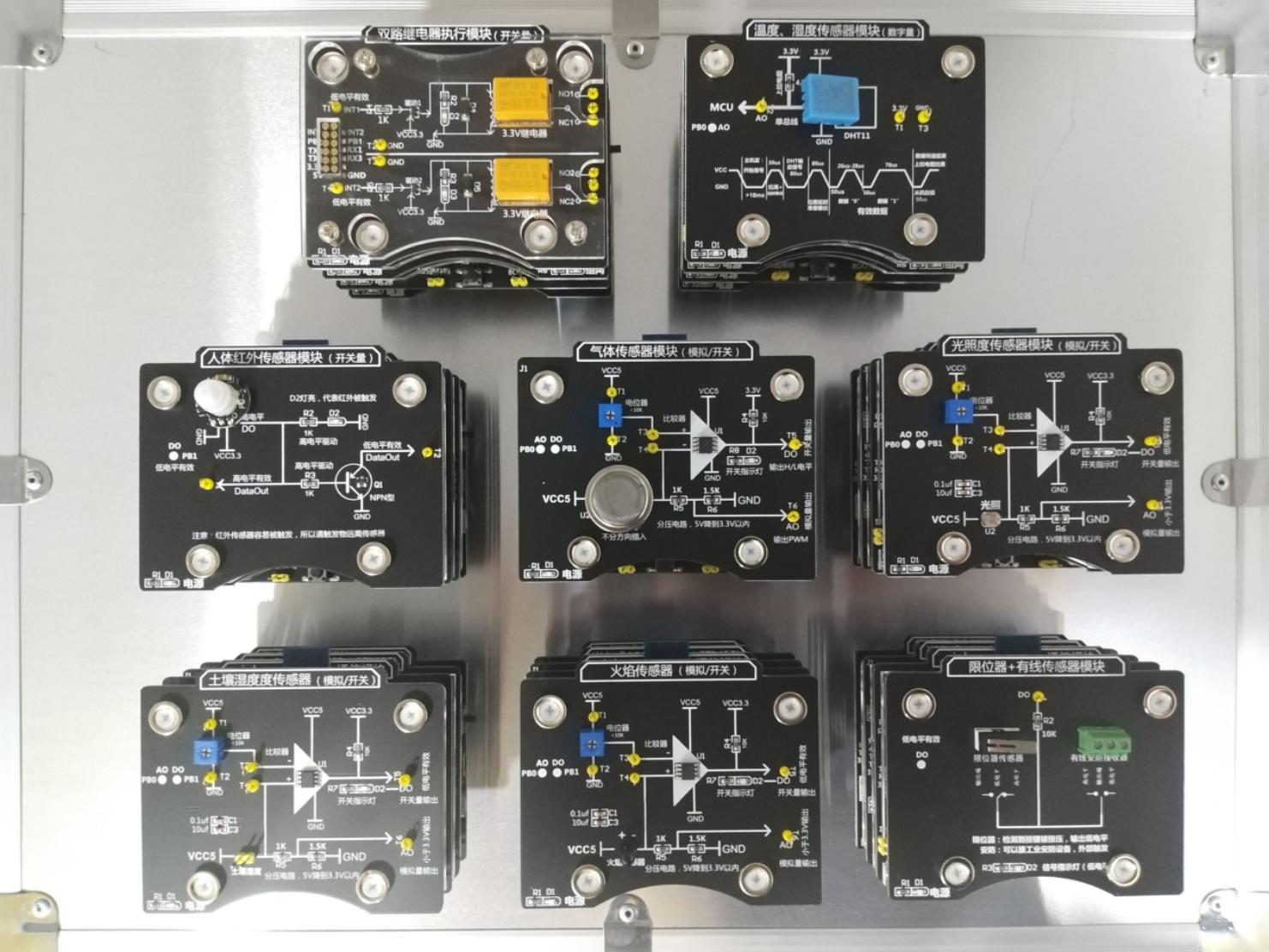 ZigBee-STM32物联网无线传感器网络实验箱 磁吸搭积木式架构 定制