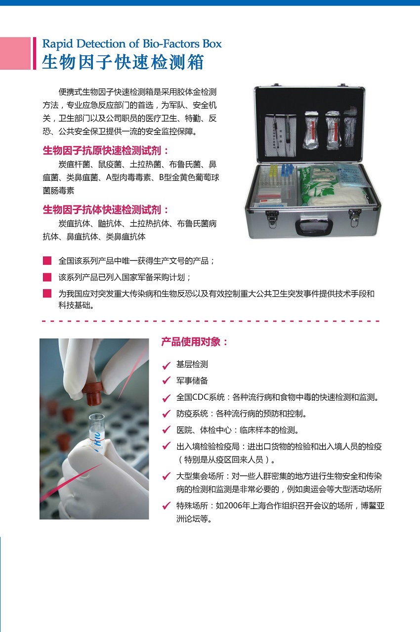 生物因子快速檢測箱