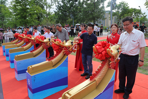 民俗体育展演 龙舟基地揭牌！浙江东方职业技术学院激发中华传统体育项目新活力